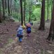 森を歩く子どもたち