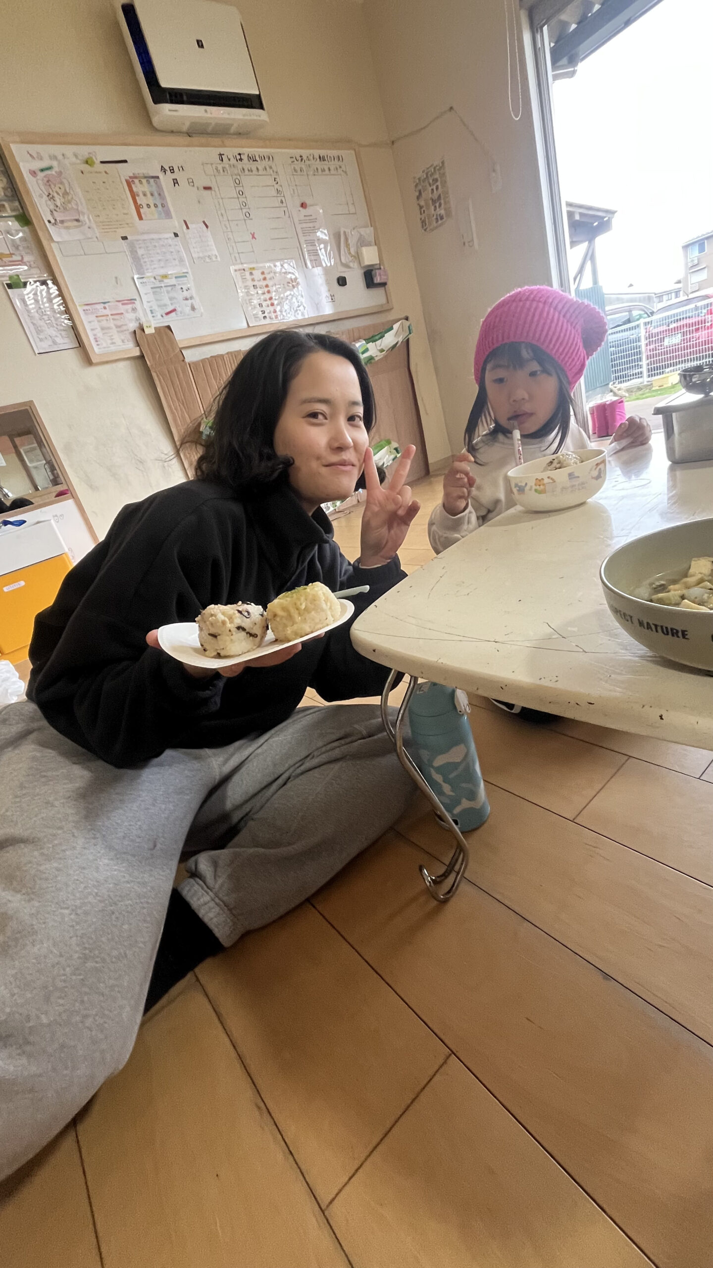 鳥取森のようちえん風りんりん・絶世の美室・スタッフ保護者子どもみんなで大掃除