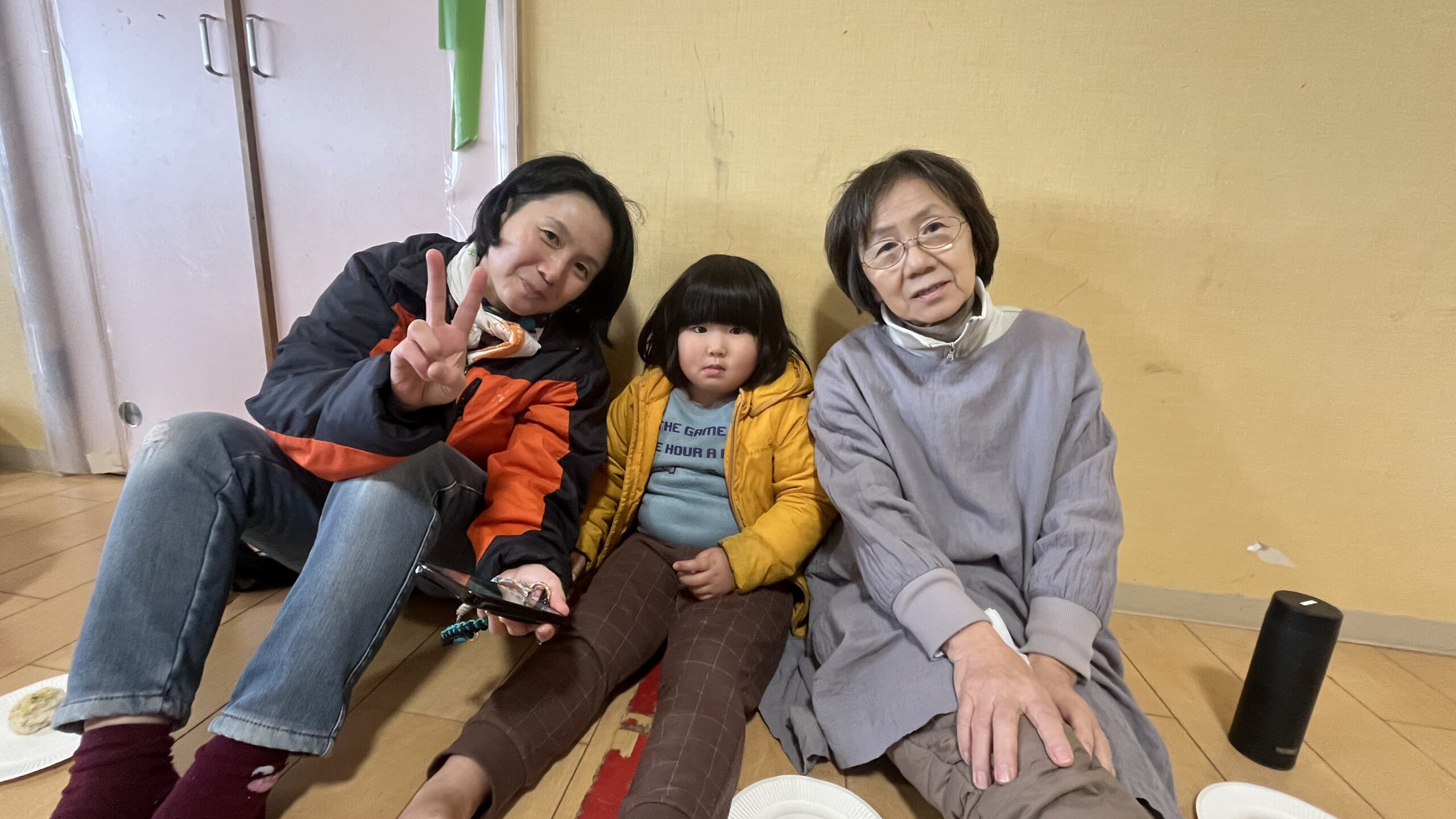 鳥取森のようちえん風りんりん・絶世の美室・スタッフ保護者子どもみんなで大掃除