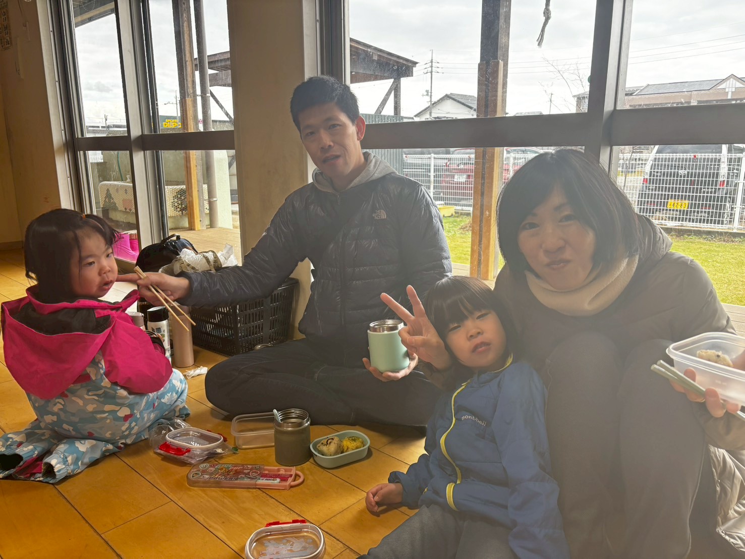 鳥取森のようちえん風りんりん・絶世の美室・スタッフ保護者子どもみんなで大掃除